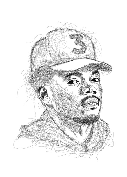 chance the rapper drawing