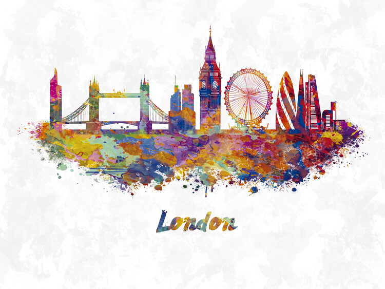 Canvas-taulu London skyline