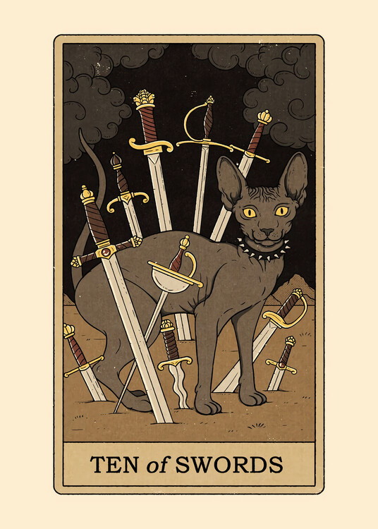 Illustration Ten of Swords