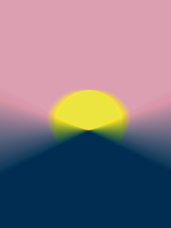 Ilustrácia Earth sunset