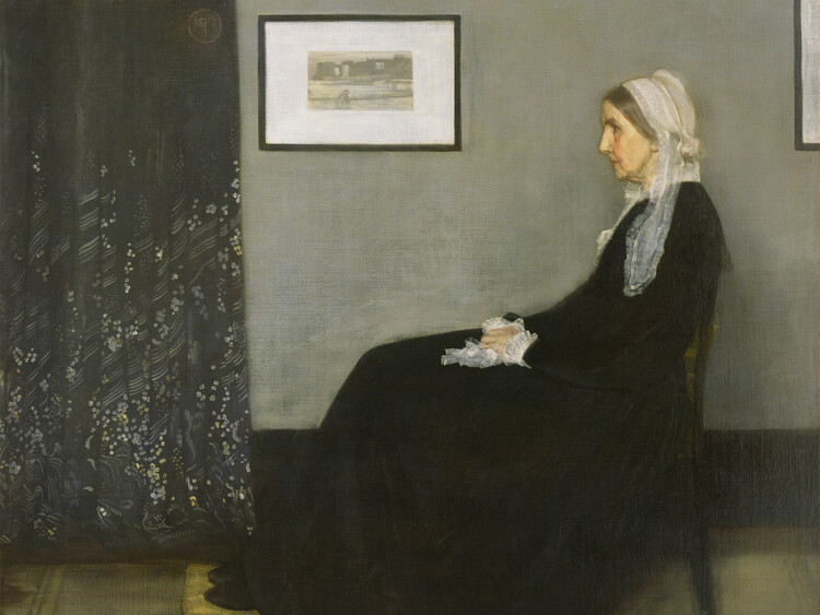 Reproducción de arte Arrangement in Grey and Black No.1 (Whistler's Mother) - James McNeill Whistler