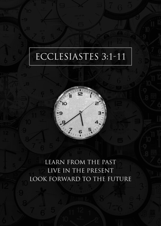 Umělecká fotografie Ecclesiastes 3:1-11 Bible Verse