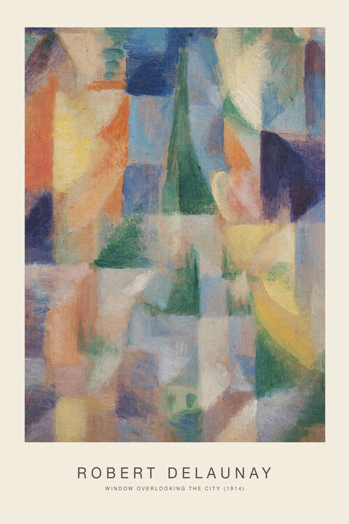 Reprodução do quadro Window Overlooking the City (Special Edition) - Robert Delaunay