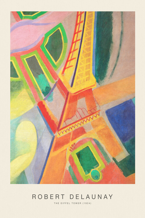 Canvastavla The Eiffel Tower (Special Edition) - Robert Delaunay