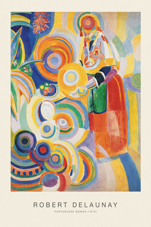 Canvas Print Portuguese Woman (Special Edition) - Robert Delaunay