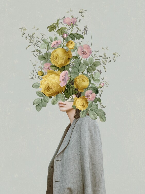 Illustrasjon Yellow bouquet