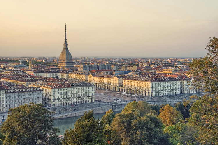 Arte Fotográfica Sunset In Turin