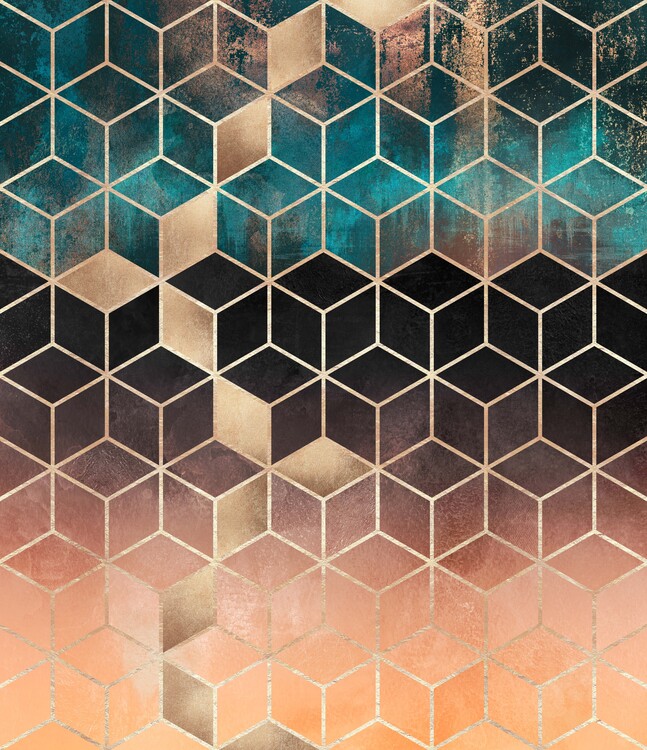 Ilustrácia Ombre Dream Cubes