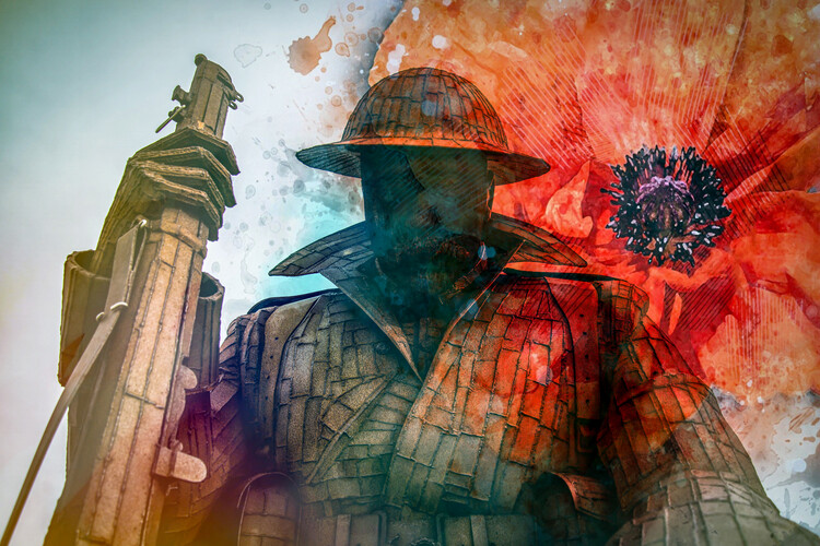 Illustration Tommy Soldier Poppy