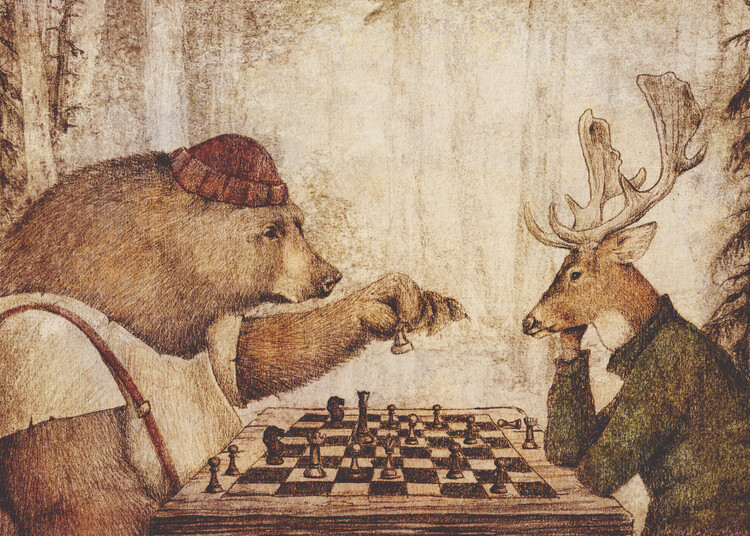 Schach Teller