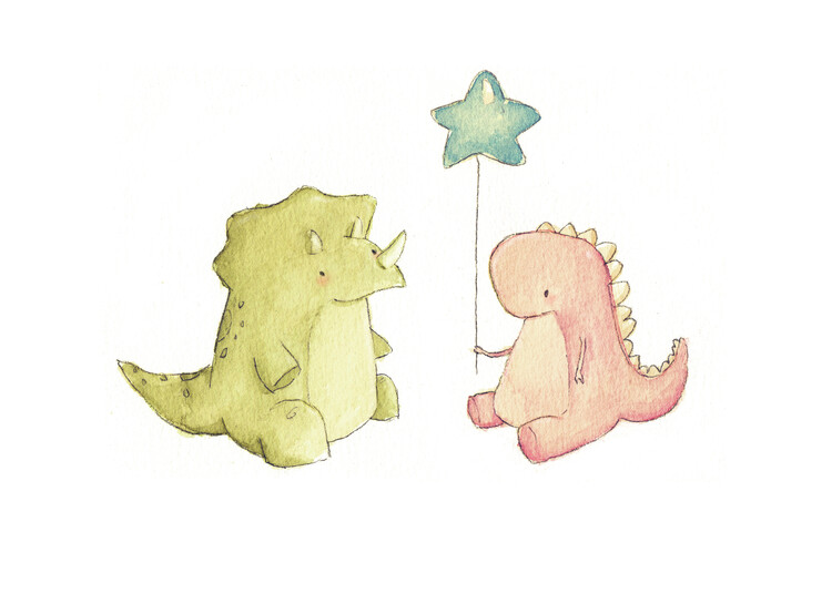 Ilustrace Dino Friends