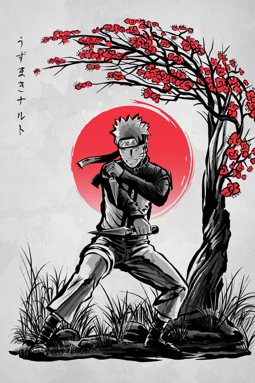 Naruto Uzumaki Kyuubi- Naruto - Poster / Affiche 