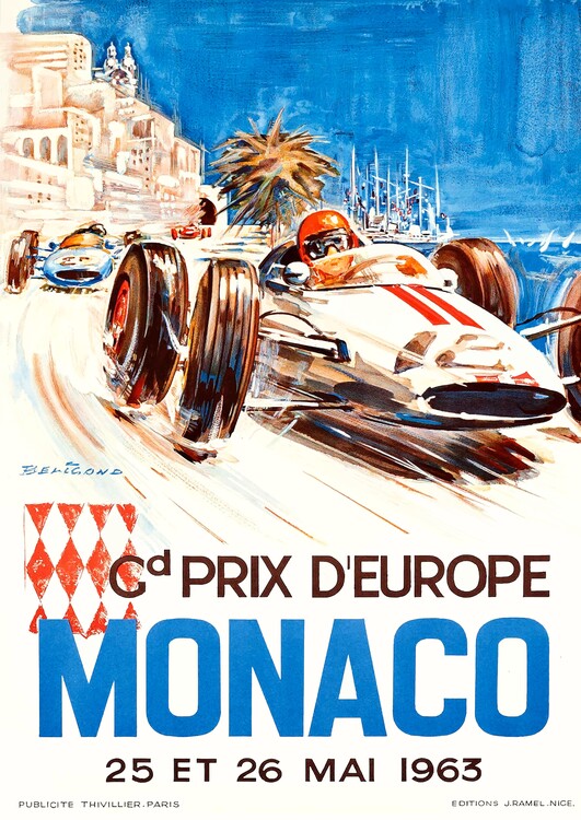 Kunstdrucke Monaco, 1963