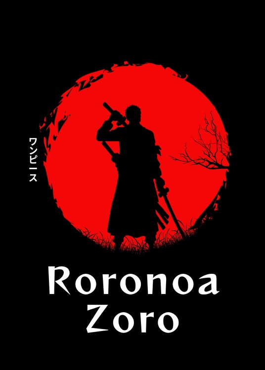 Umetniški tisk Zoro Japanese Style