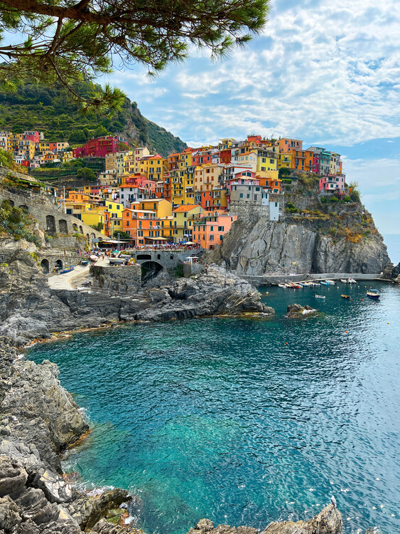 Lámina Espresso Break at the Amalfi Coast, Positano, Italy