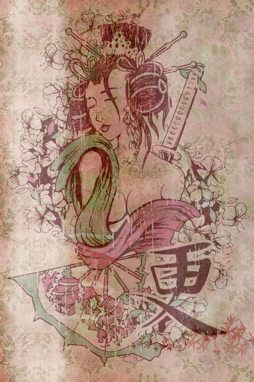 Illustration Geisha
