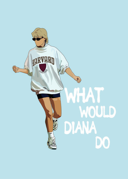 Canvas-taulu What would Diana Do