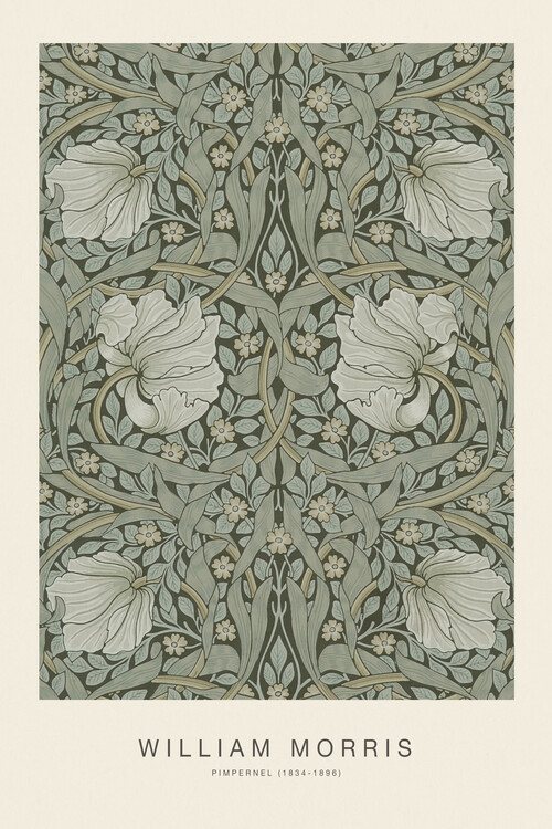 Obrazová reprodukce Pimpernel (Special Edition Classic Vintage Pattern) - William Morris, 26.7x40 cm