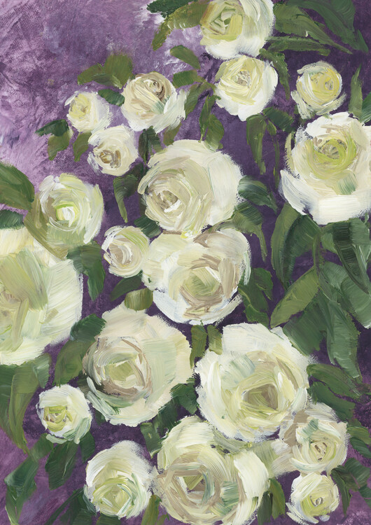 Canvas Print Noray painterly roses