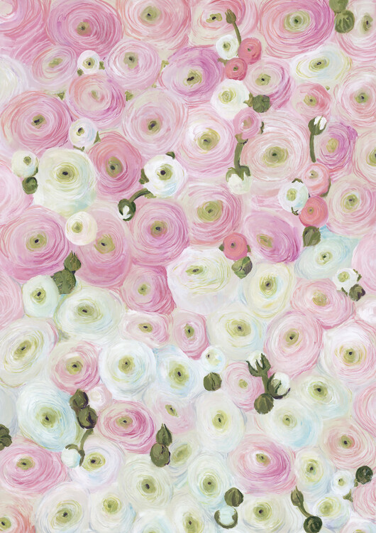 Illustration Gabry painterly ranunculus