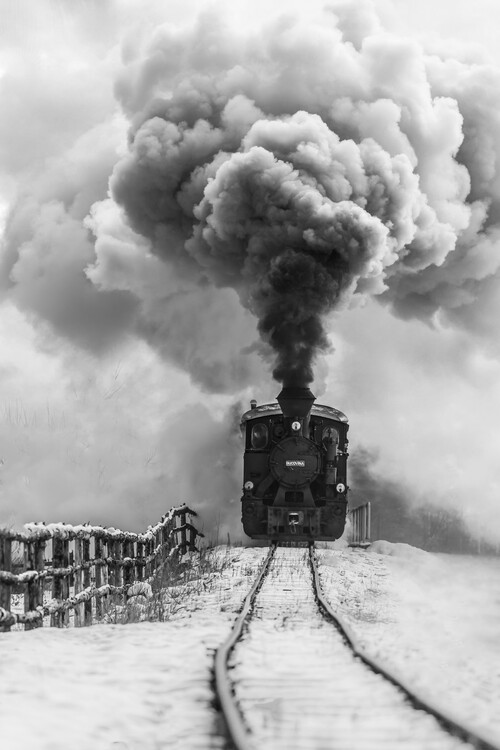 Umělecká fotografie Old train