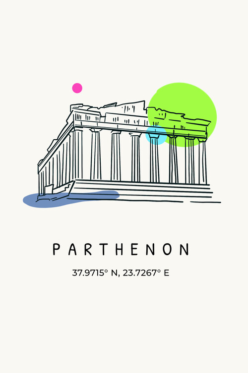 Canvas Print Parthenon
