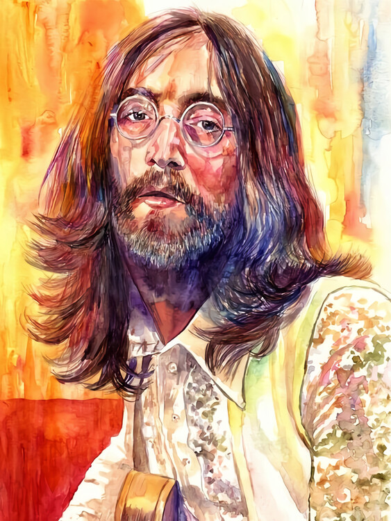 Kunstdrucke Lennon Watercolor
