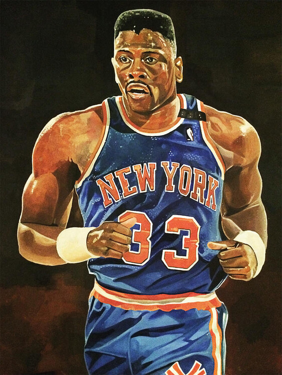 Art Poster Patrick.E Basketball player