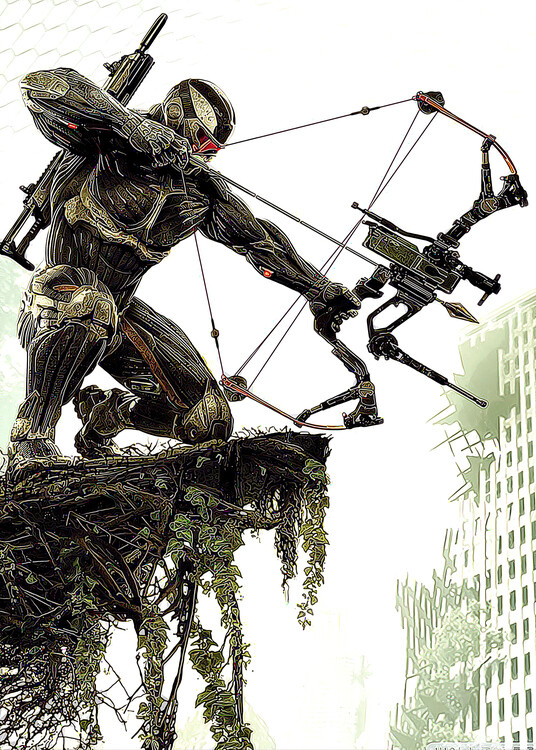 Art Poster SOLDIER ARCHER WAR