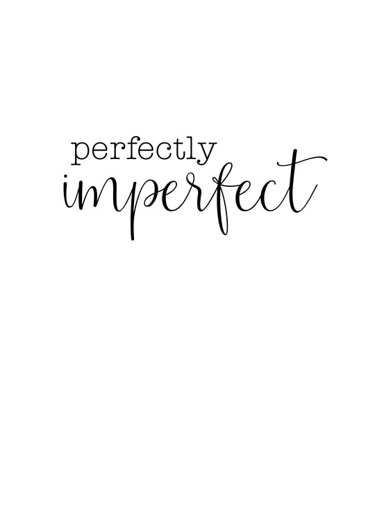Illustration Perfectly imperfect