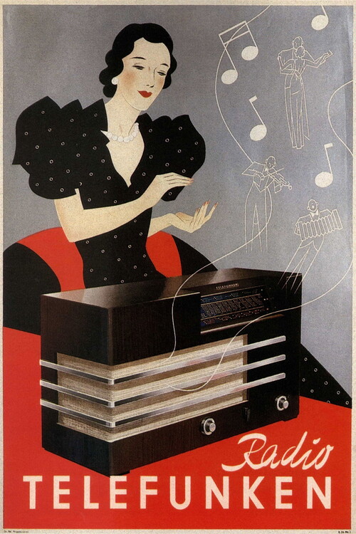 Illustration Teen age Vintage Poster