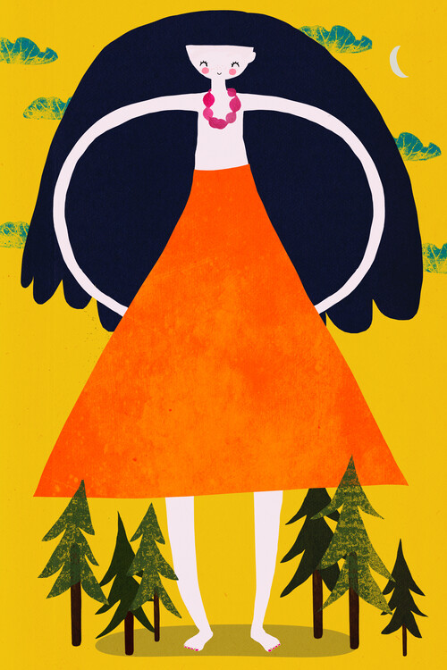 Wallpaper Mural Girant Girl