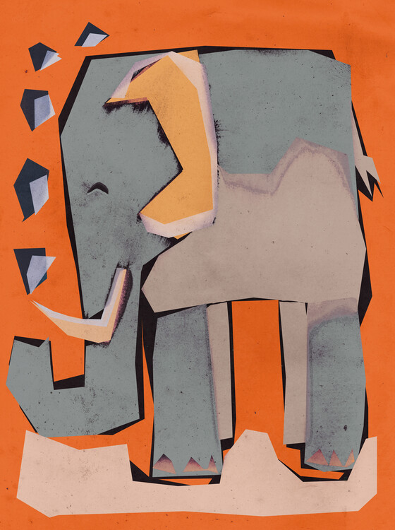 Fototapeta Happy Elephant