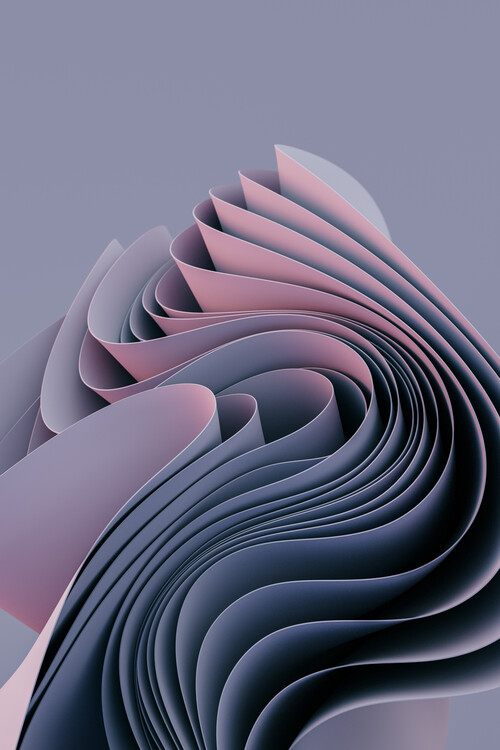 Illustration Floating fabrics