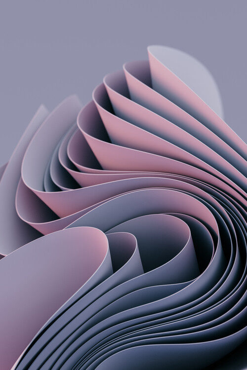 Illustration Floating fabrics