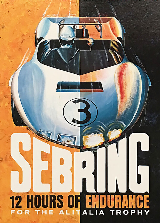 Canvas Print 1966 Sebring 12 Hours