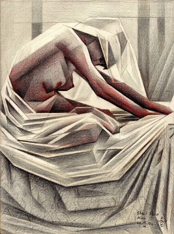 Illustrazione Sheer Deco Nude