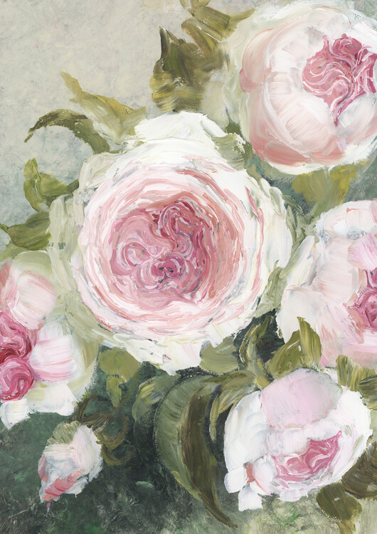 Illustration Freyia painterly roses