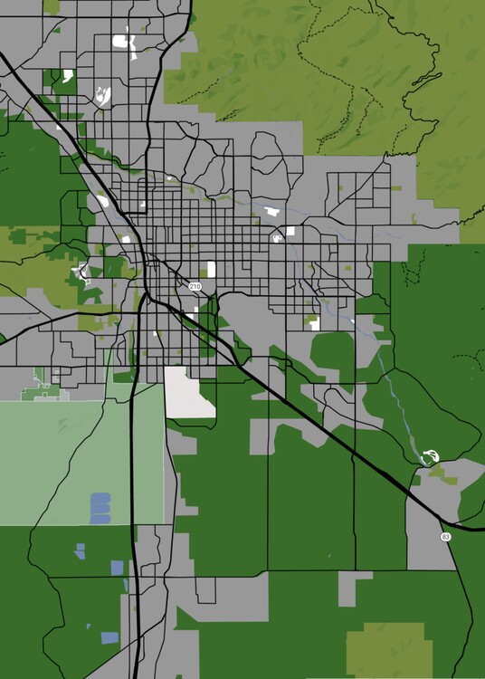 Kartta Tucson Map ǀ Kaikki kaupunkikartat ja maailmankartat seinälle