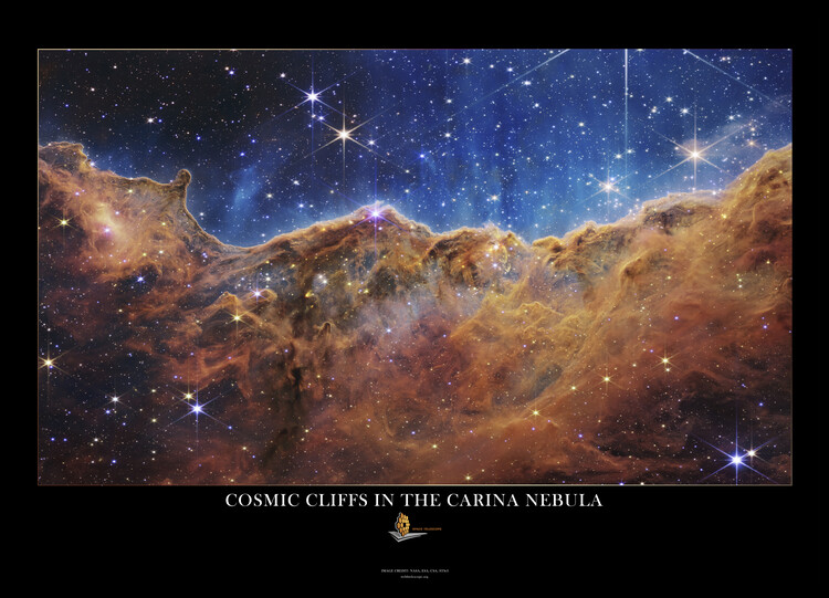 Valokuvataide Carina Nebula, James Webb Telescope