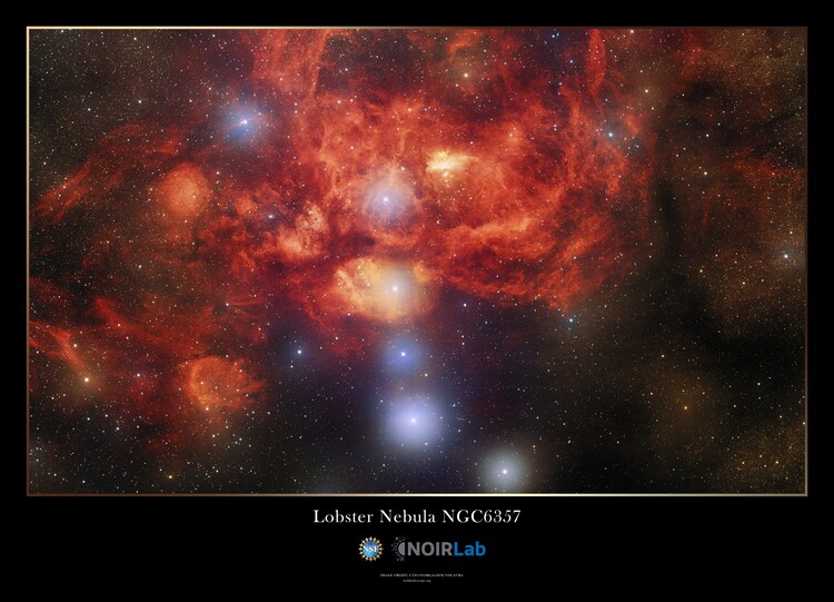 Lobster Nebula NOIRLAB and Hubble Space Telescope | Julisteet,  taideprintit, seinämuraalit | Europosters