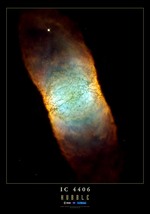 Konstfotografering IC 4406 - Hubble
