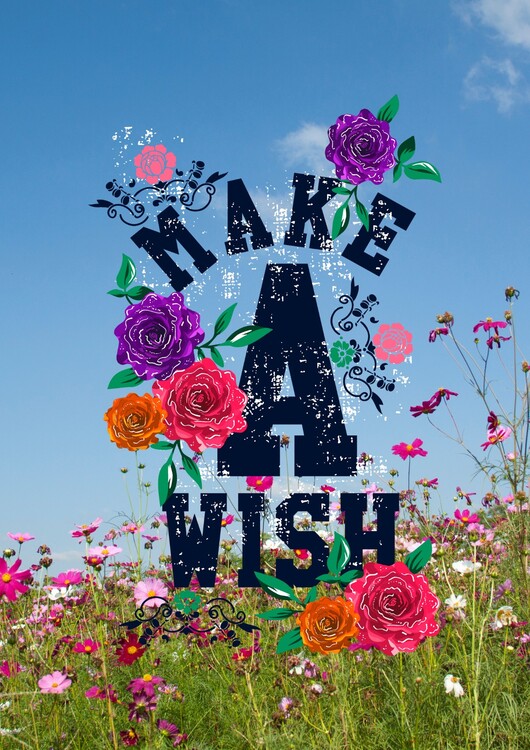 Illusztráció make a wish