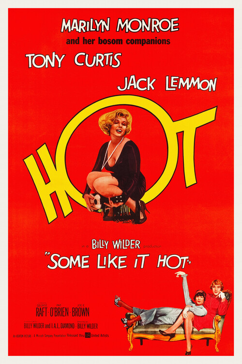 Художествено Изкуство Some Like it Hot / Marilyn Monroe (Retro Movie)