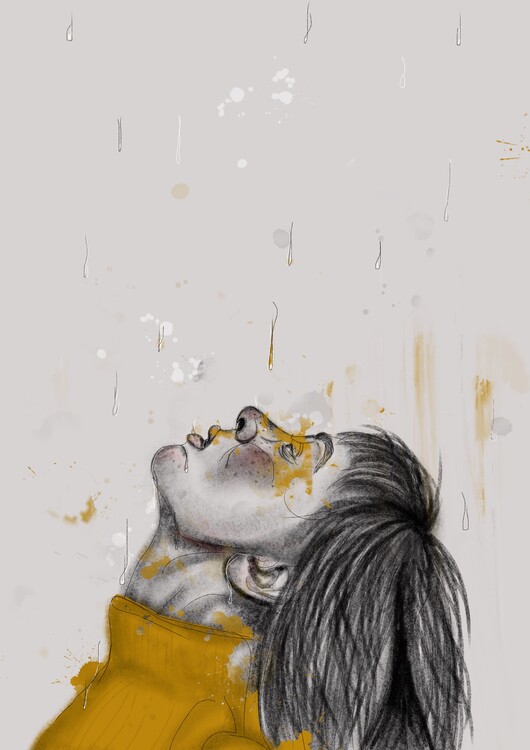 Illustration In the Rain