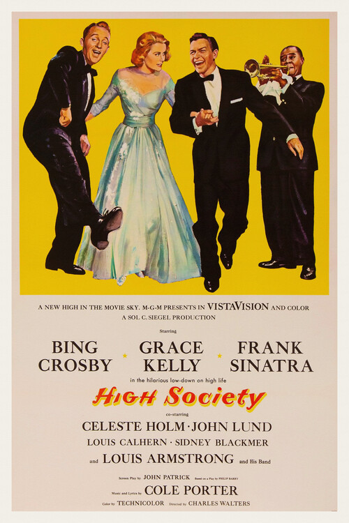 Fine Art Print High Society with Bing Crosby, Grace Kelly & Frank Sinatra