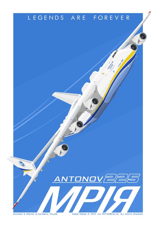 Illustration Antonov An-225 Mriya by MotoAwiacja