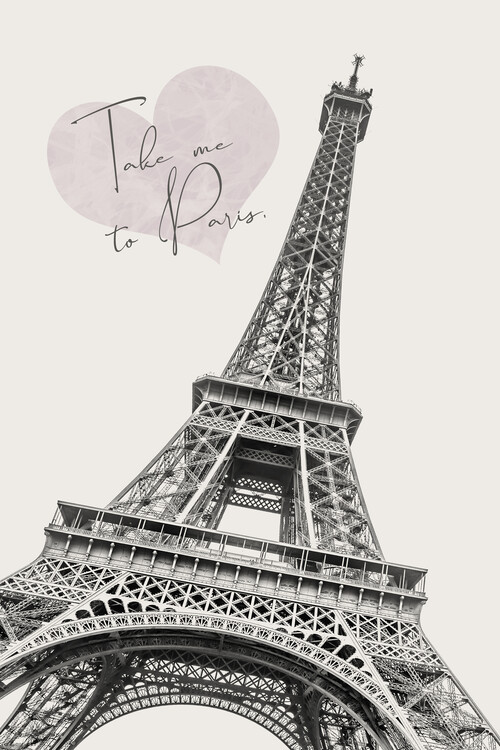 Romantic Eiffel Tower - Take me to Paris | Julisteet, taideprintit,  seinämuraalit | Europosters