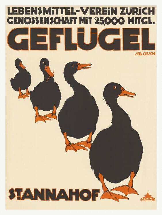Illustrazione Poultry (Food Association Zurich) - Sebastian Oesch