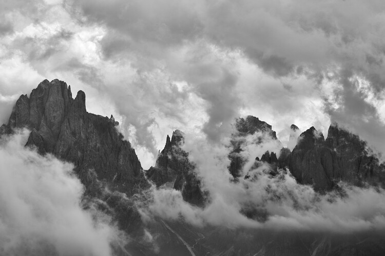 Umetniška fotografija Alpe di Siusi - Dolomiti